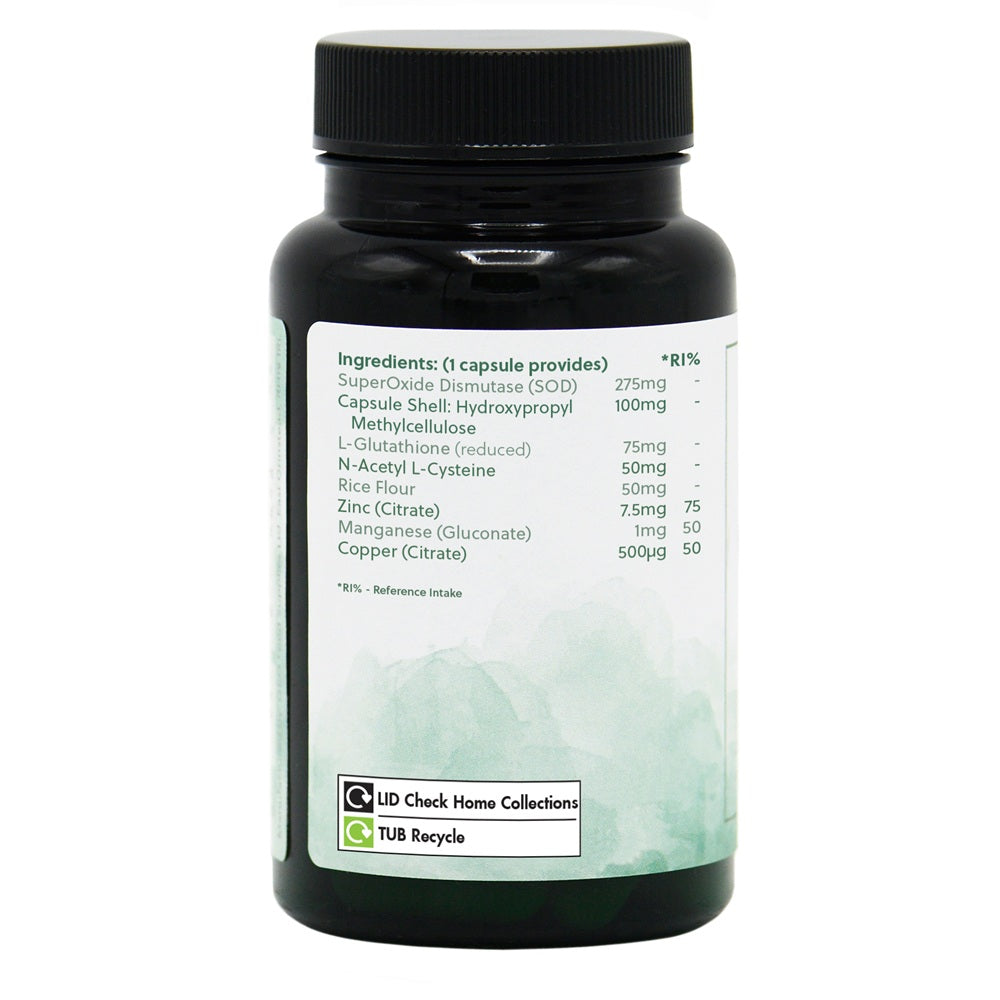 SOD Plus (Superoxide dismutase) - 60 Vegan Capsules