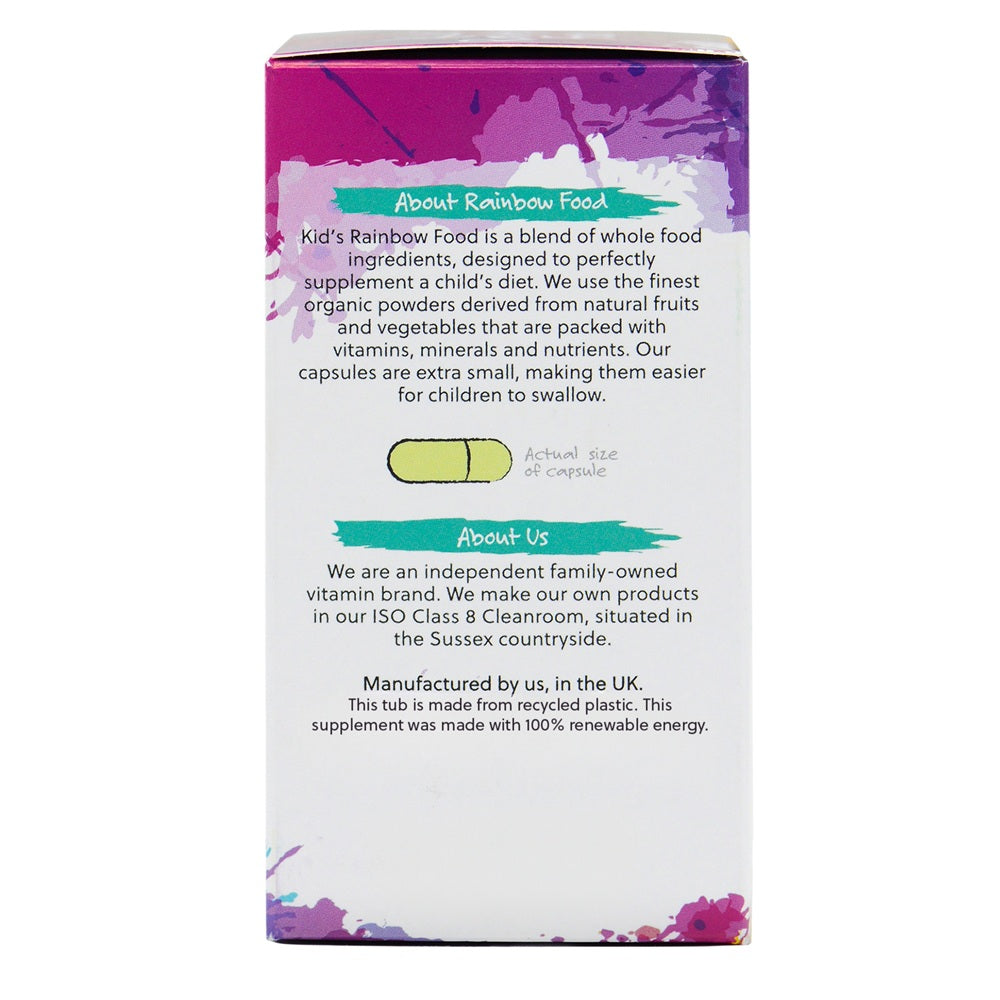 Kids Rainbow Food - 120 Children's Capsules