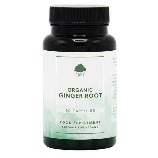 Organic Ginger Root - 60 Vegan Capsules