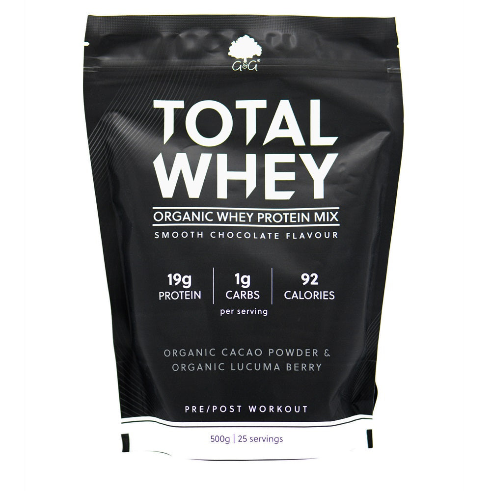 Total Whey - Organic Protein Powder - 500g Chocolate