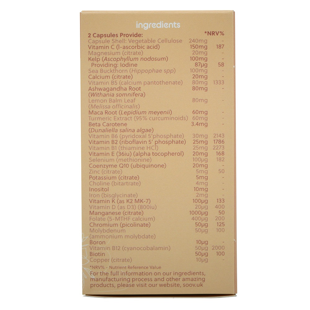 SOOV - 40+ - Daily Multivitamin - 60 Capsules