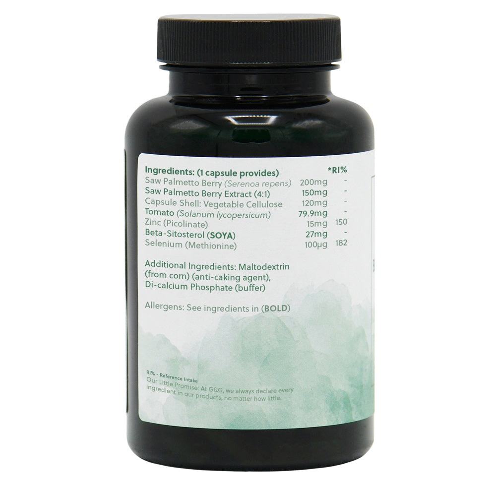 Saw Palmetto & Zinc - 120 Vegan Capsules