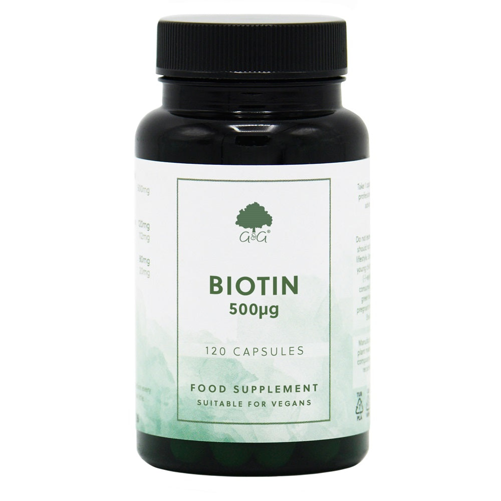 Biotin 500mcg - 120 Vegan Capsules