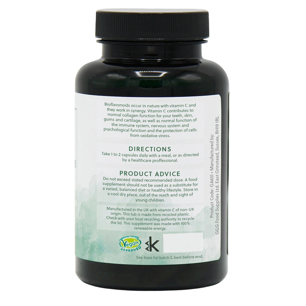 Vitamin C & Bioflavonoids - 120 Vegan Capsules