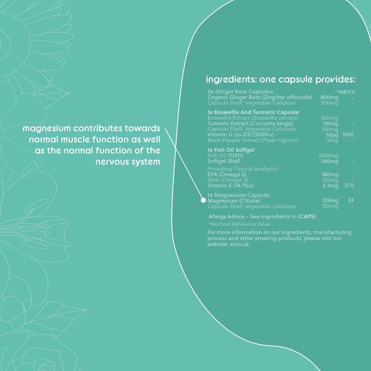 SOOV - Ouch - For Calm - 7 Day Period Supplement