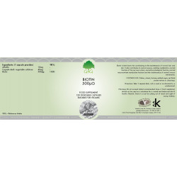 Biotin 500µg - 120 Capsules