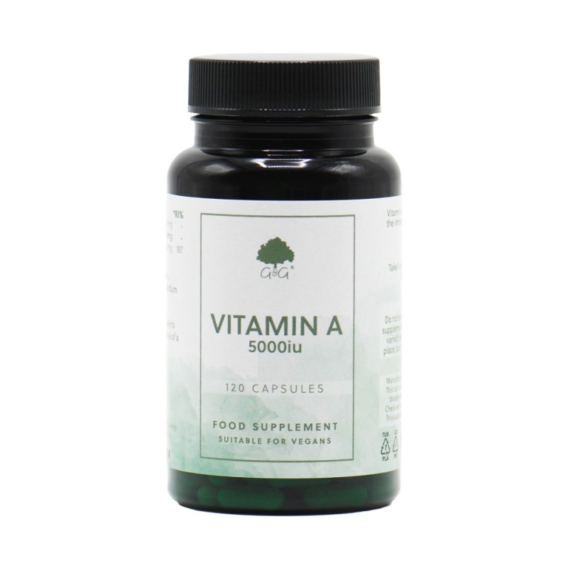 Vitamin A 5000iu - 120 Capsules Vitamin A 5000iu - 120 Capsules