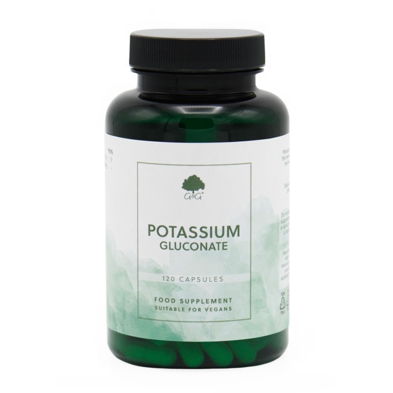 Potassium Gluconate 500 mg - 120 Capsules