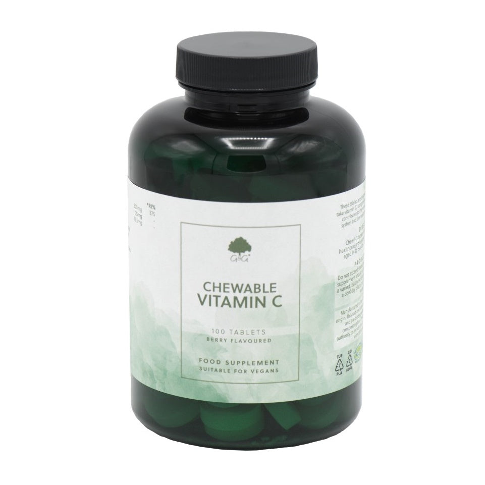 Chewable Vitamin C Tablets - 100 Vegan Tablets