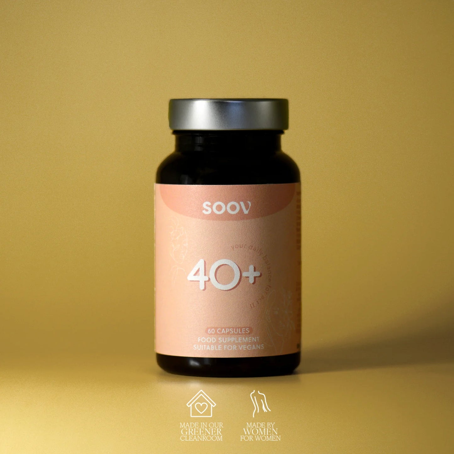 SOOV - 40+ - Daily Multivitamin - 60 Capsules