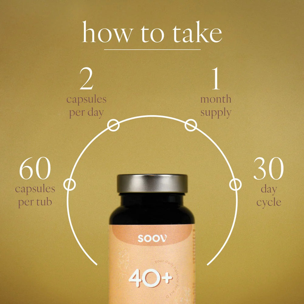SOOV - 40+ - Daily Multivitamin - 60 Capsules