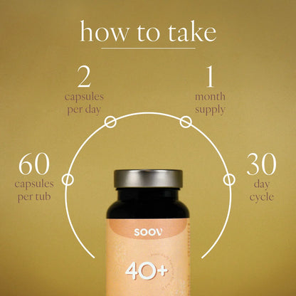 SOOV - 40+ - Daily Multivitamin - 60 Capsules