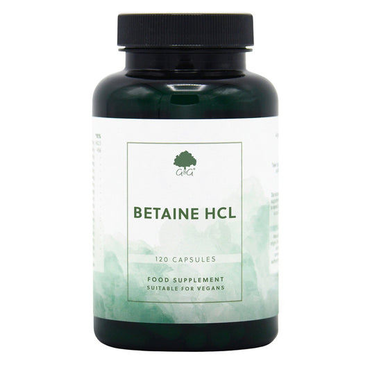 Betaine HCl - 120 Vegan Capsules