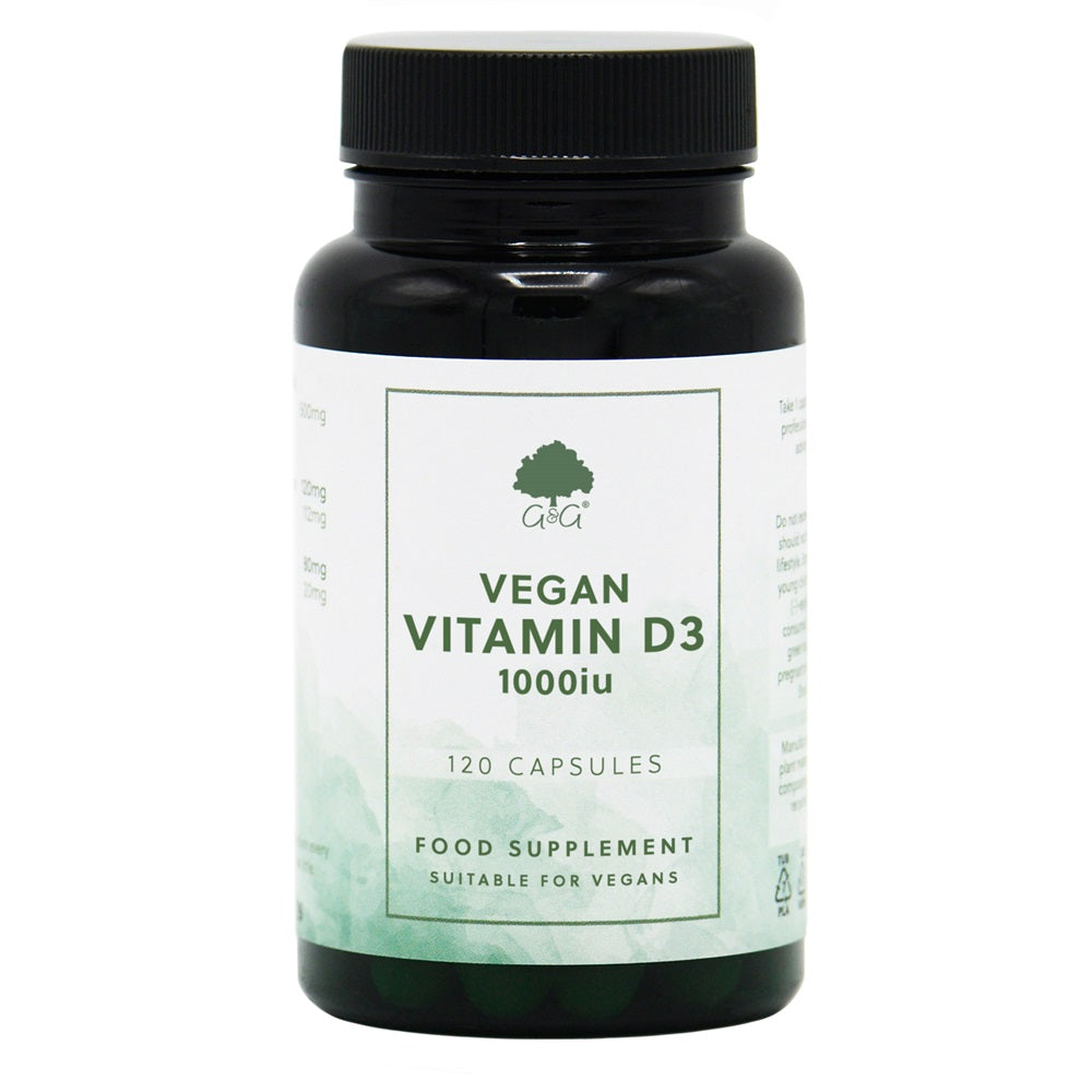 Vitamin D3 1000iu - 120 Vegan Capsules