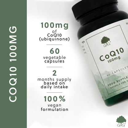CoQ10 100mg - 60 Vegan Capsules