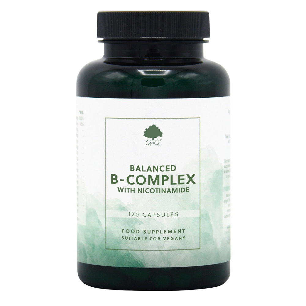 Vitamin B Complex with Nicotinamide - 120 Vegan Capsules