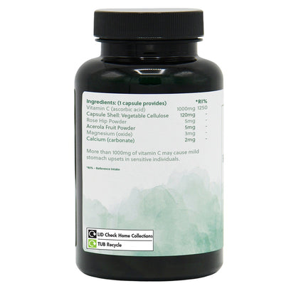 Vitamin C Complex 1000mg - 120 Vegan Capsules