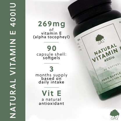 Vitamin E 400iu - 90 Softgels