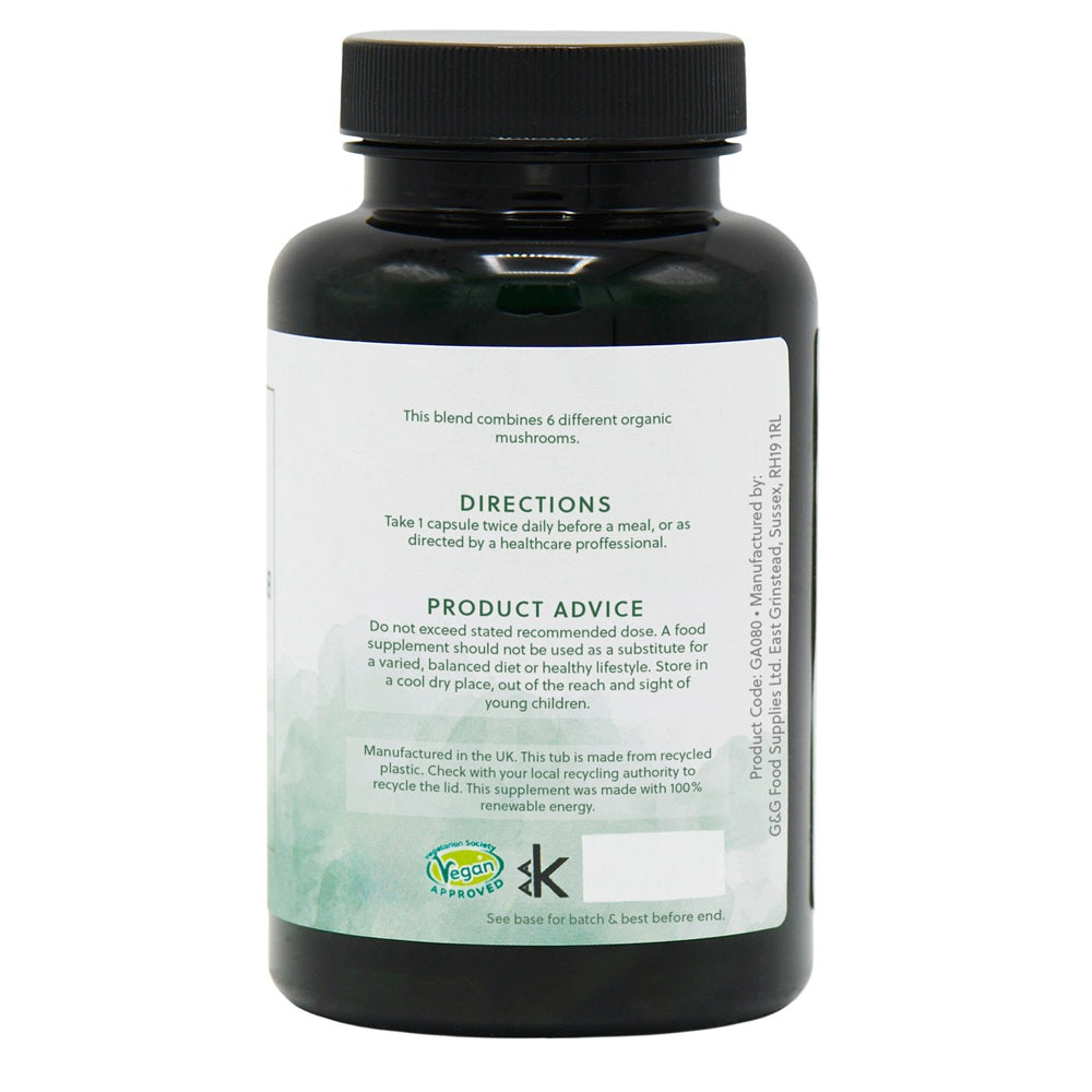 Organic Mushroom Blend - 90 Vegan Capsules