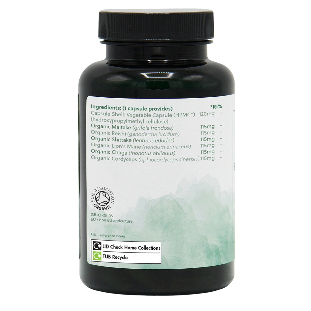 Organic Mushroom Blend - 90 Vegan Capsules