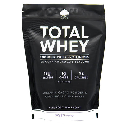 Total Whey - Organic Protein Powder - 500g Chocolate