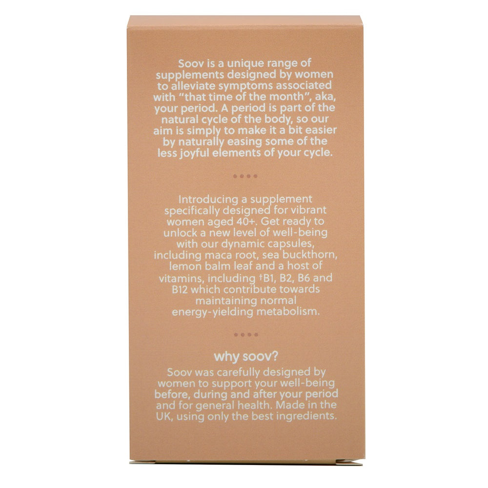SOOV - 40+ - Daily Multivitamin - 60 Capsules