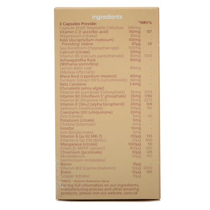 SOOV - 40+ - Daily Multivitamin - 60 Capsules