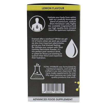 Total Hydrate Lemon - Electrolyte Drink Mix - 150g Powder