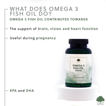 Omega 3 Fish Oil 3000mg - 90 Softgels