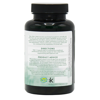 Hair, Skin & Nails - 120 Vegan Capsules