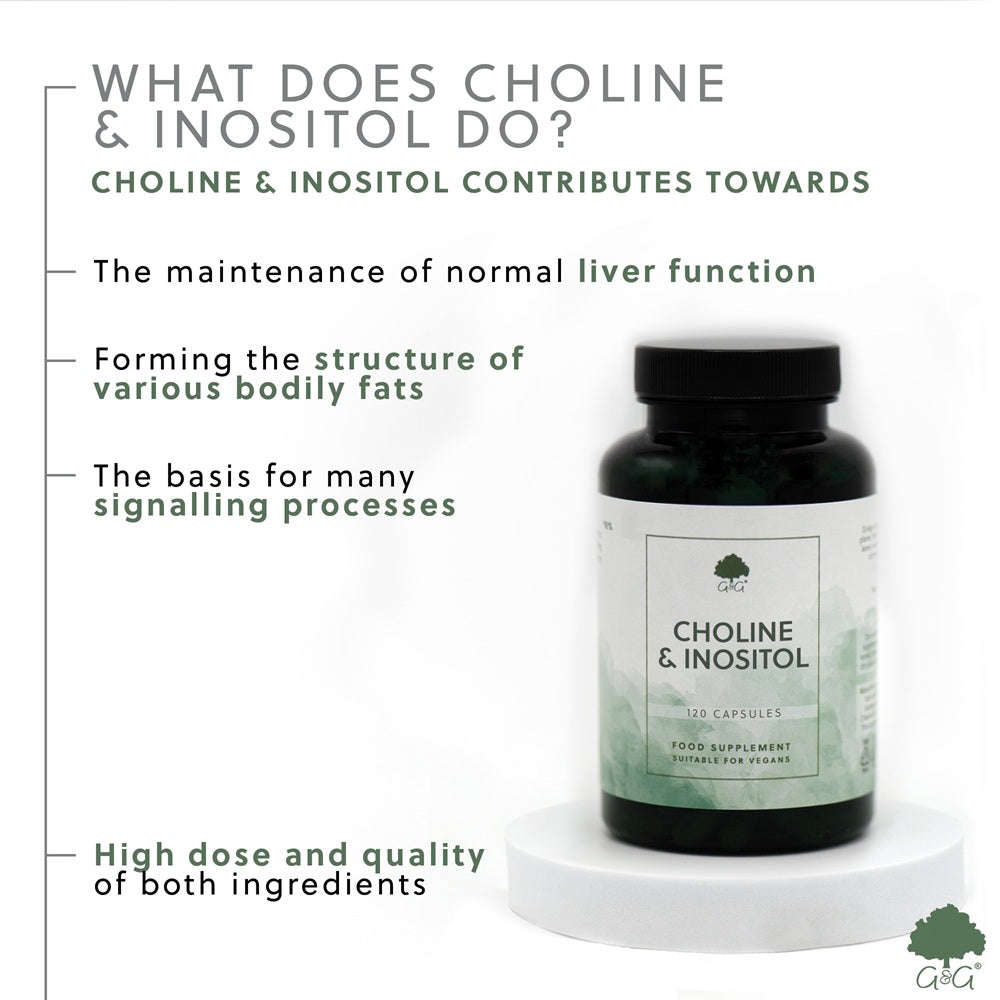 Choline & Inositol - 120 Vegan Capsules