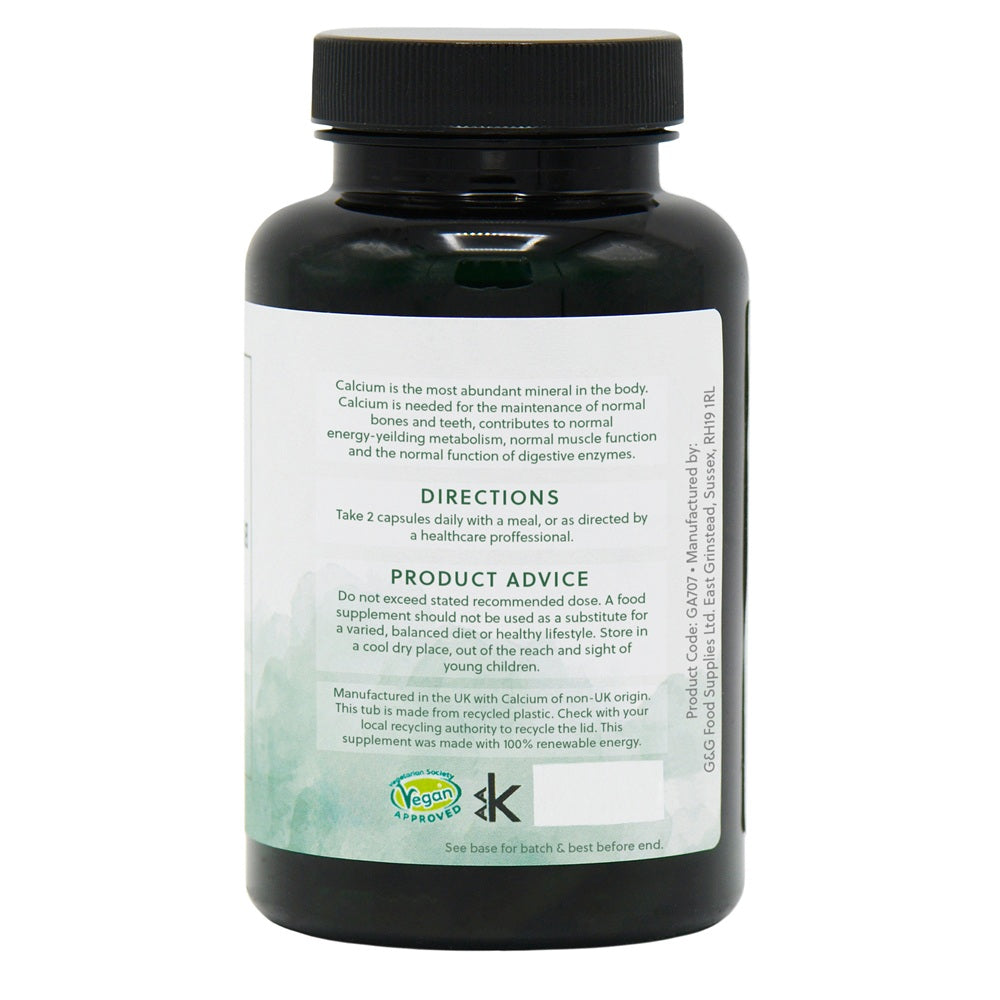 Calcium Citrate 200mg - 120 Vegan Capsules