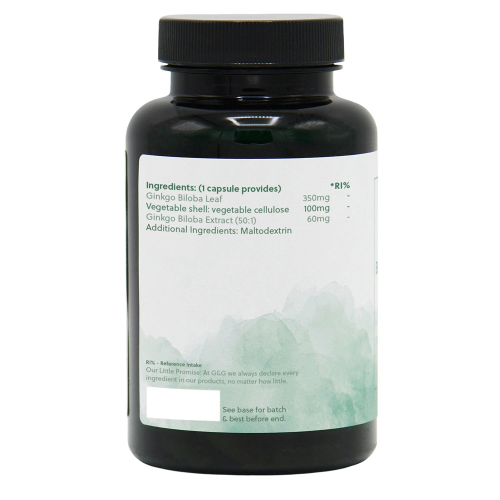 Ginkgo Biloba - 120 Vegan Capsules