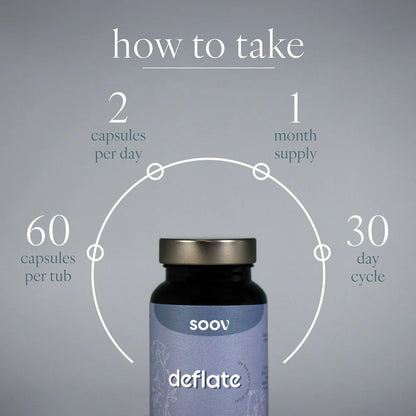 SOOV - Deflate - 60 Vegan Capsules